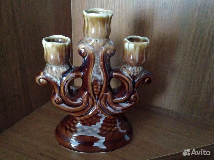 Подсвечник керамика