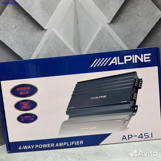 Усилитель Alpine 3000w