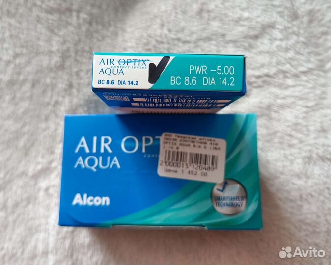 Контактные линзы AIR optix -5.00 D