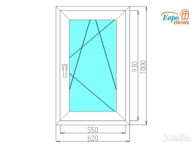 Окна пластиковые, окна не б/у, окна пвх