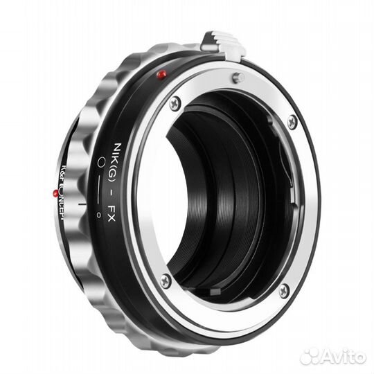 Адаптер K&F Concept для объектива NikonF на Xmount