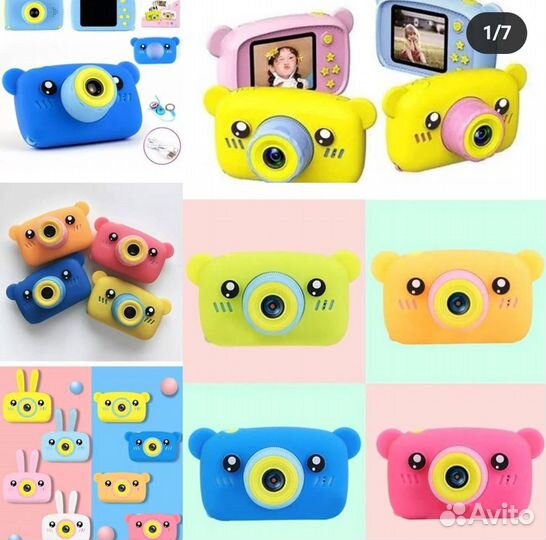 Детский фотоаппарат зайчик,мишка