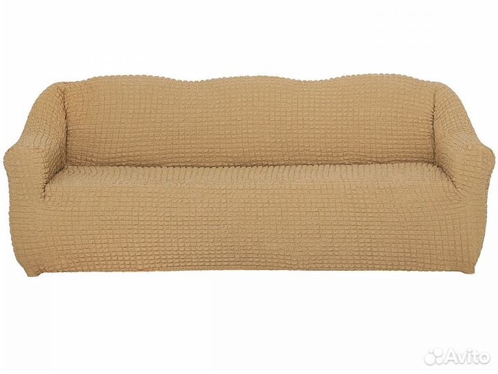 Комплект чехлов на диван и два кресла, Медовый