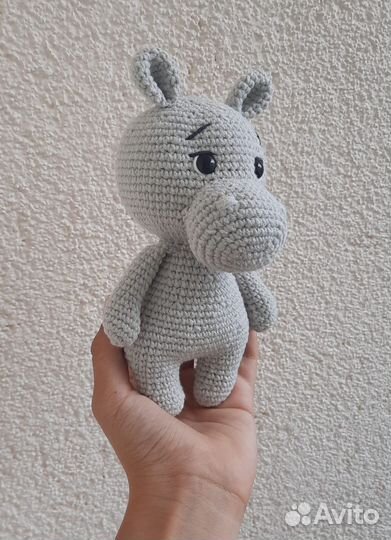 Мягкая игрушка Бегемотик