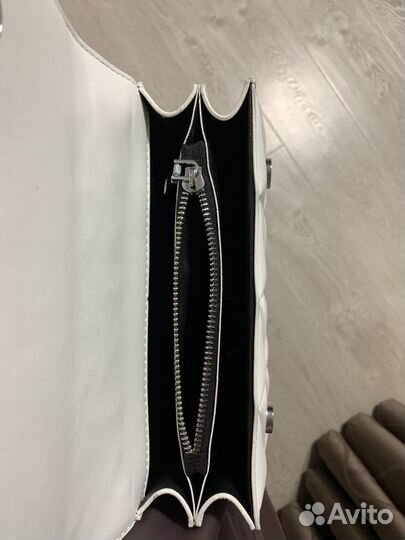 Клатч сумка белая