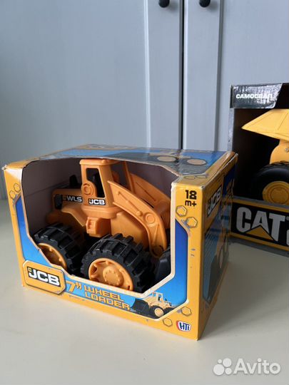 Игрушка Самосвал карьерный CAT/Автопогрузчик JCB