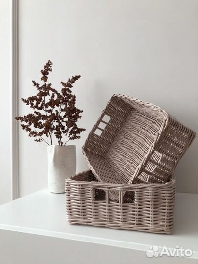 Корзина плетёная