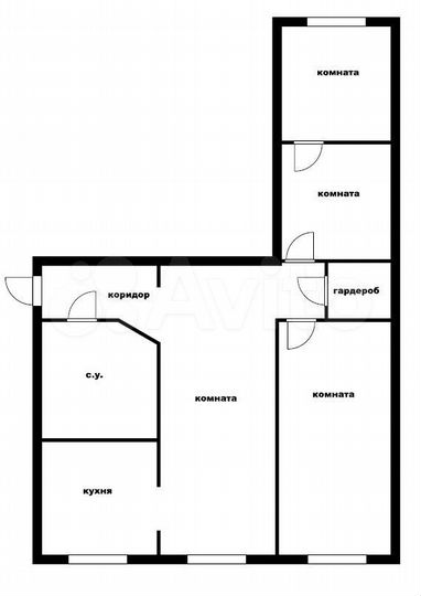 3-к. квартира, 57,6 м², 4/5 эт.