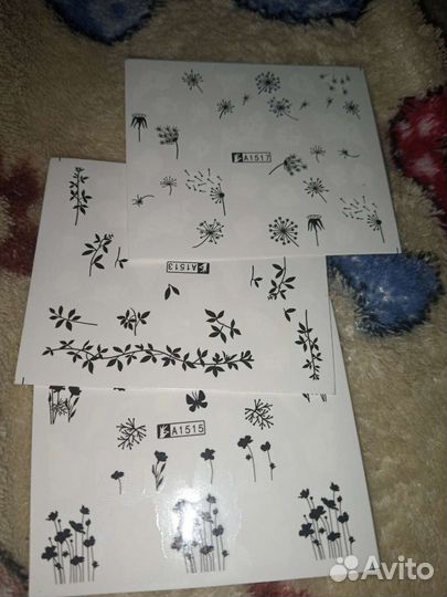 Наклейки на ногти