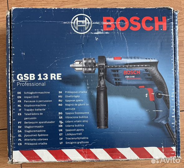 Перфоратор дрель bosch gsb 13 re