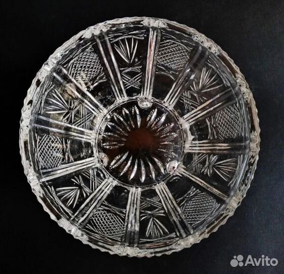 Конфетница хрусталь СССР