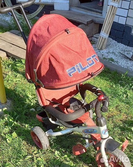 Детский велосипед-коляска