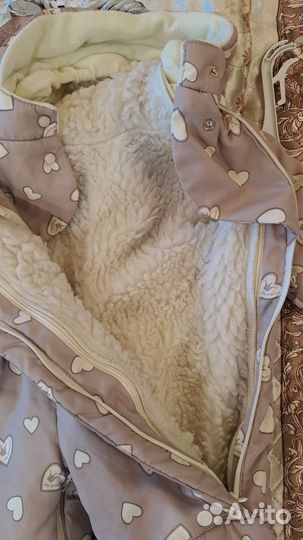 Комбинезон трансформер зима-весна 74-80