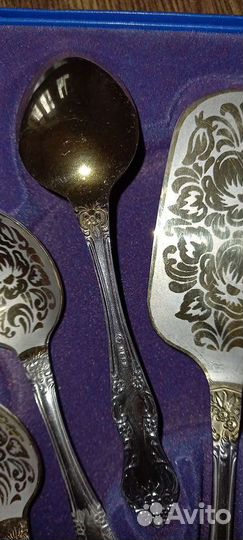 Набор столовых ложек СССР, Набор десертных ложек и