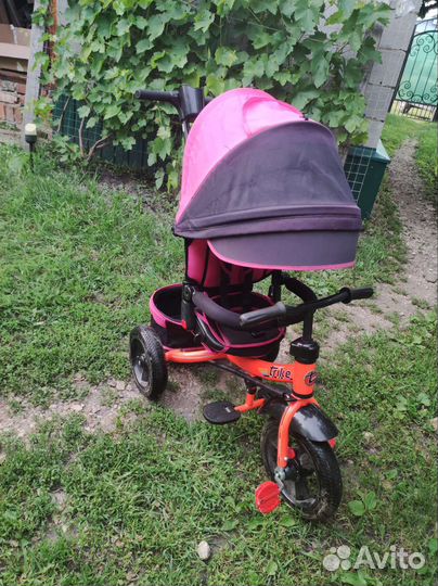 Trike TA5 Велосипед трехколесный с ручкой