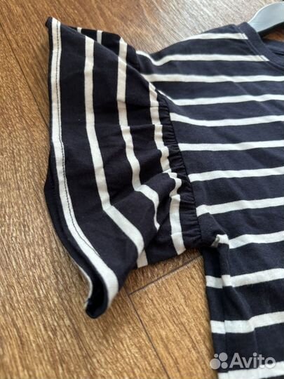 Футболка hm с красивыми рукавами 110/116, 122/128