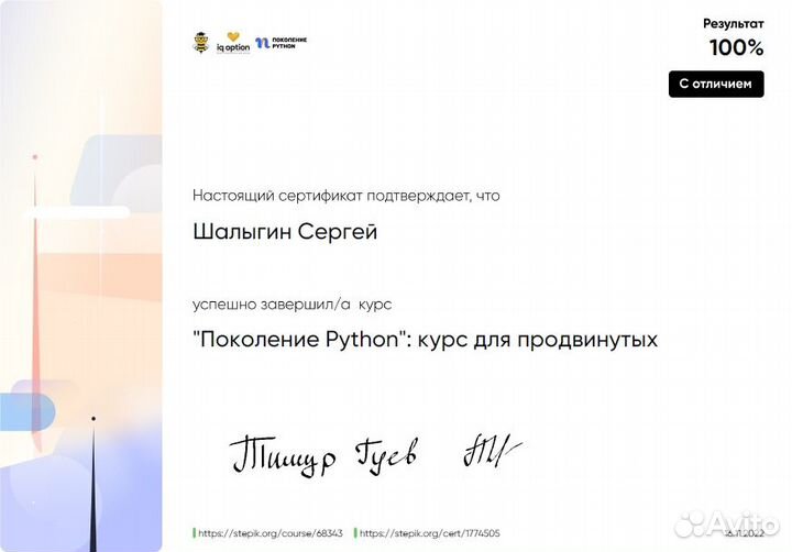 Репетитор по программированию Python