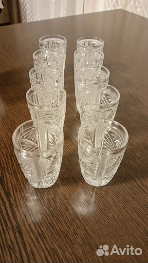 Стопки хрустальные СССР