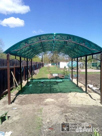 Навесы для автомобиля под ключ