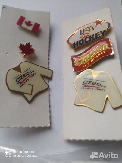 Хоккейные значки