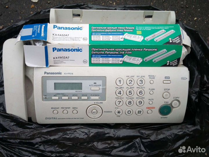 Факс panasonic KX-FP218
