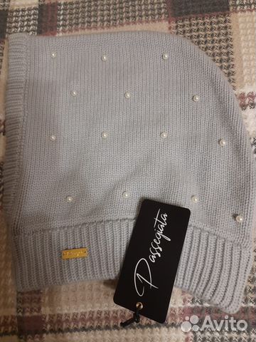 Новый капор (вязанный) женский зимний