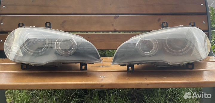 Фары BMW X5 e70 дорестайлинг