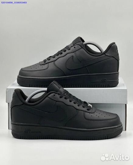 Кроссовки Nike Air Force Low Black (Арт.55730)