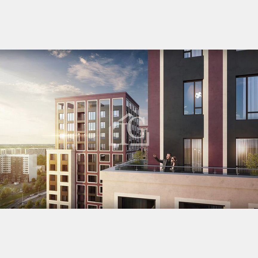 2-к. квартира, 59,7 м², 16/23 эт.