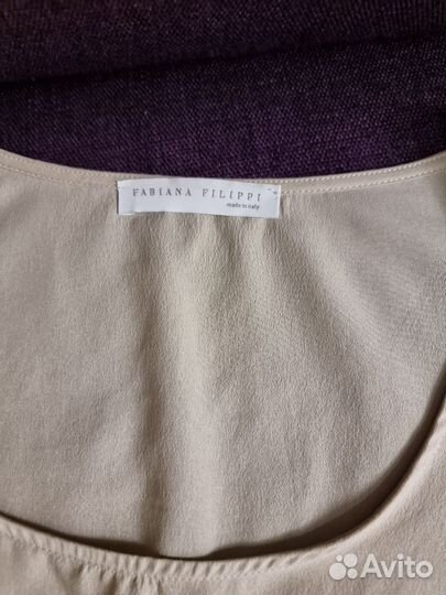 Шелковая блуза fabiana filippi xs-s