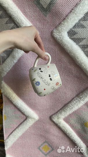 Весёлая чашка про овечек