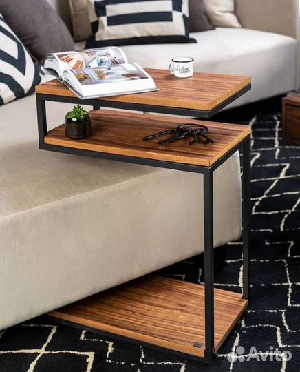 Мебель в стиле лофт на заказ. Стол, стулья, стелаж