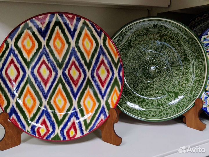 Ляган на подставке 32см разной расцветки