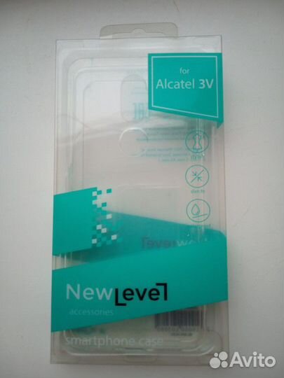 Чехол силиконовый для Алкатель 3v