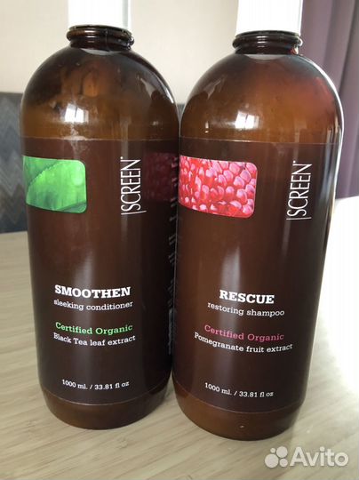 Шампунь и бальзам Screen Италия 1000 мл