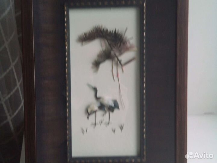 Панно из перьев Новое