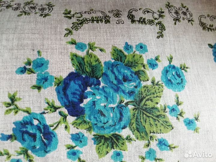 Скатерть льняная винтажная. Новая