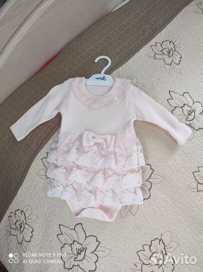 Боди для девочки 68