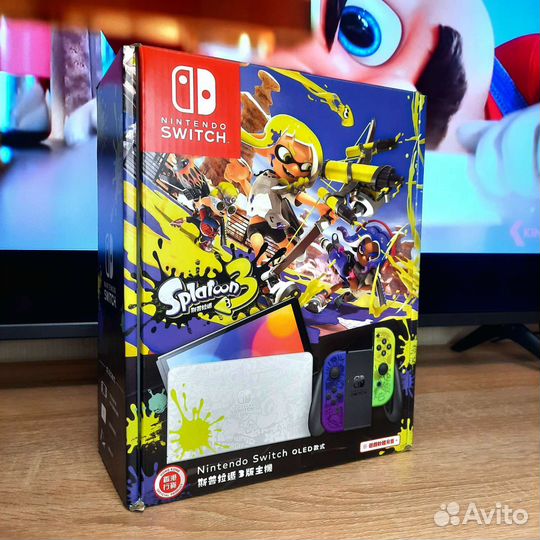 Игровая приставка Nintendo Switch Прошитая Чип