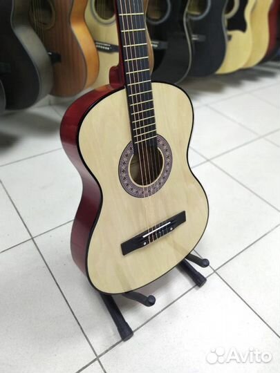 Классическая гитара Новая Натуральная глянец