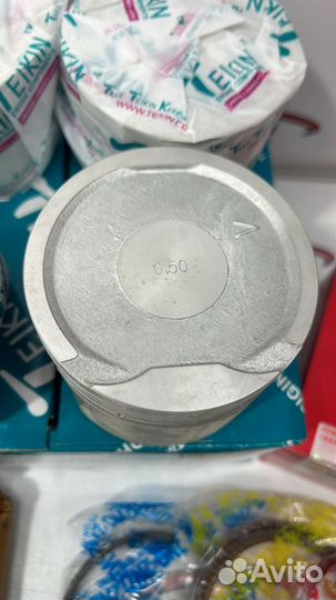 Поршни с кольцами +0.50 K4M 16кл largus