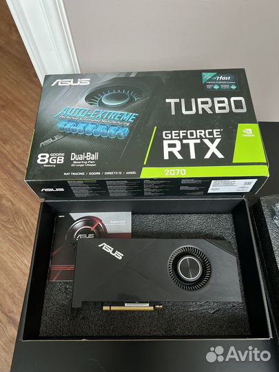 Видеокарта geforce RTX 2070 turbo
