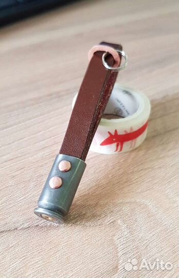 Брелок lesin на ключи темляк для ножа гильза