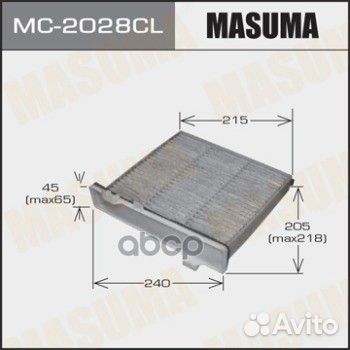 Фильтр салона Masuma LAC323C, IF0206K MC2028CL