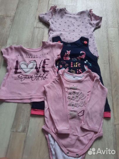 Платье для девочки 86