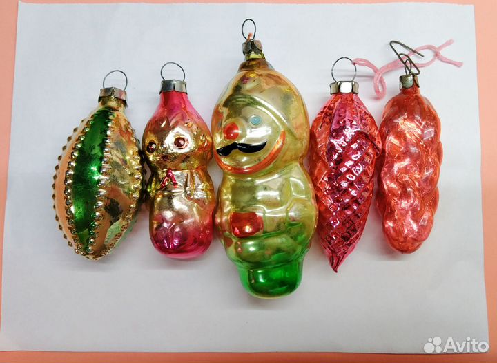 Елочные игрушки СССР