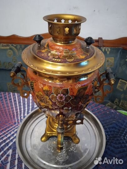 Самовар расписной электрический б/у