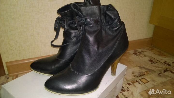 Ботильоны кожаные 38р