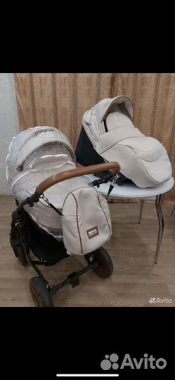 Коляска riko piano 2 В 1 цвет 02 latte