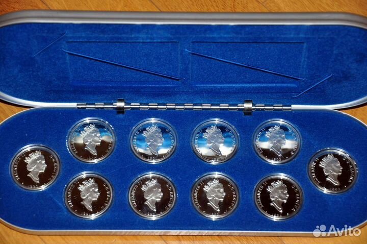 Набор монет Авиация Канады (серебро, позолота)